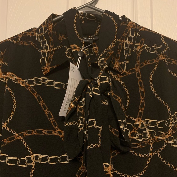 ASOS Monki oversized chain blouse - Picture 6 of 10